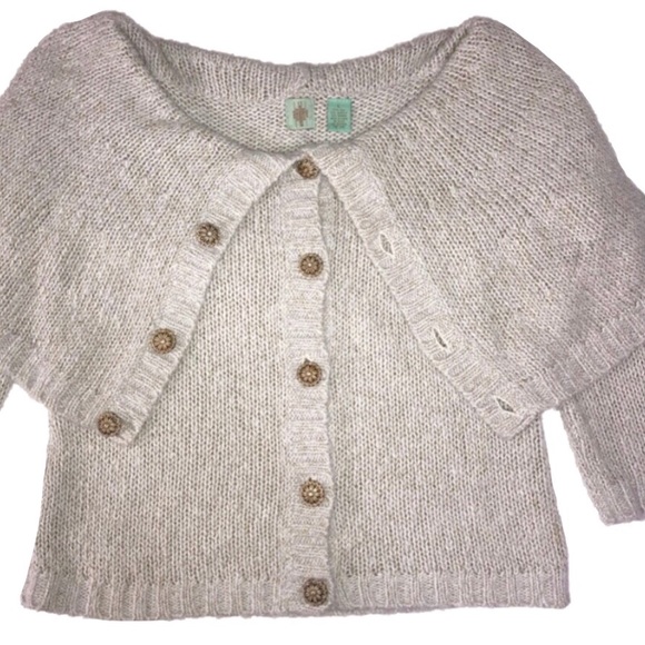 Anthropologie Sweaters - Anthropologie Mohair Silk Oversized Shrug Sweater